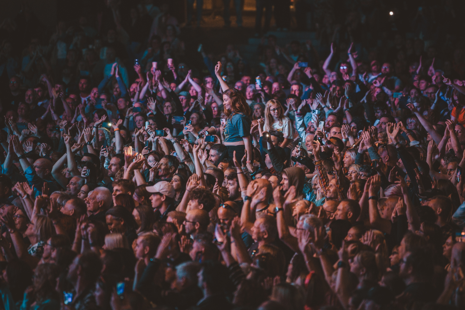 Piece Hall Night Crowd